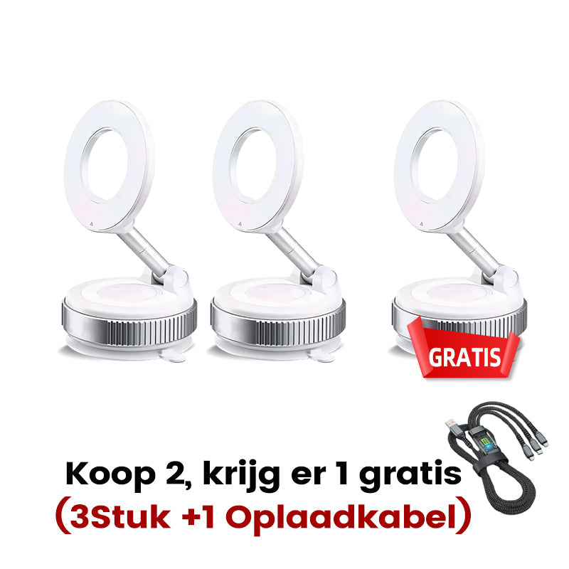 MagnetMount™ – 360° Verstelbare Telefoonhouder met Zuignap