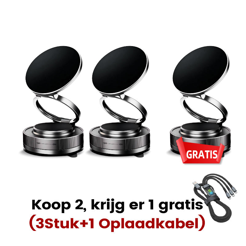 MagnetMount™ – 360° Verstelbare Telefoonhouder met Zuignap