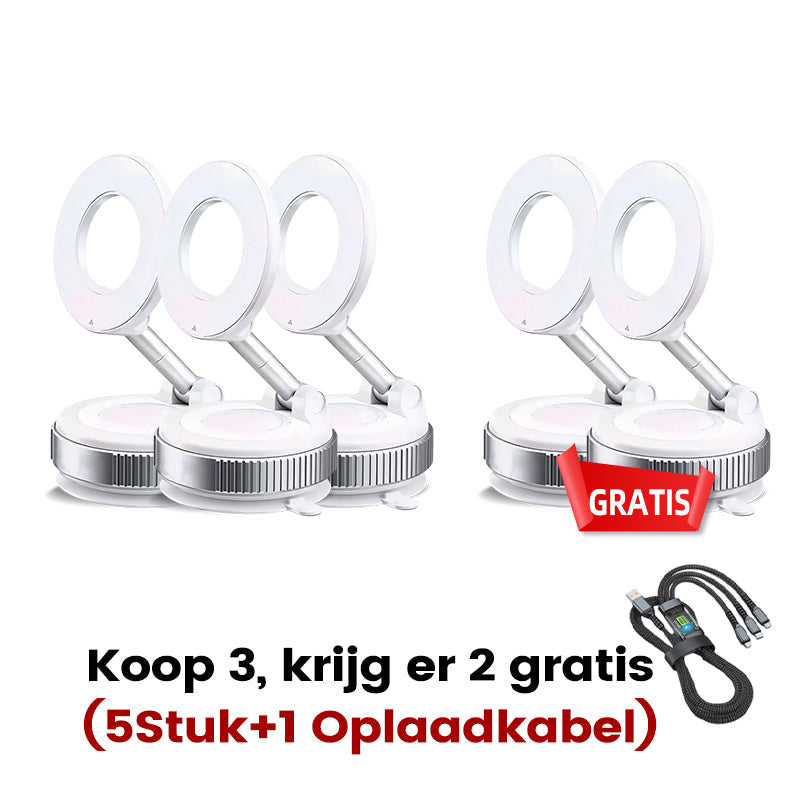 MagnetMount™ – 360° Verstelbare Telefoonhouder met Zuignap