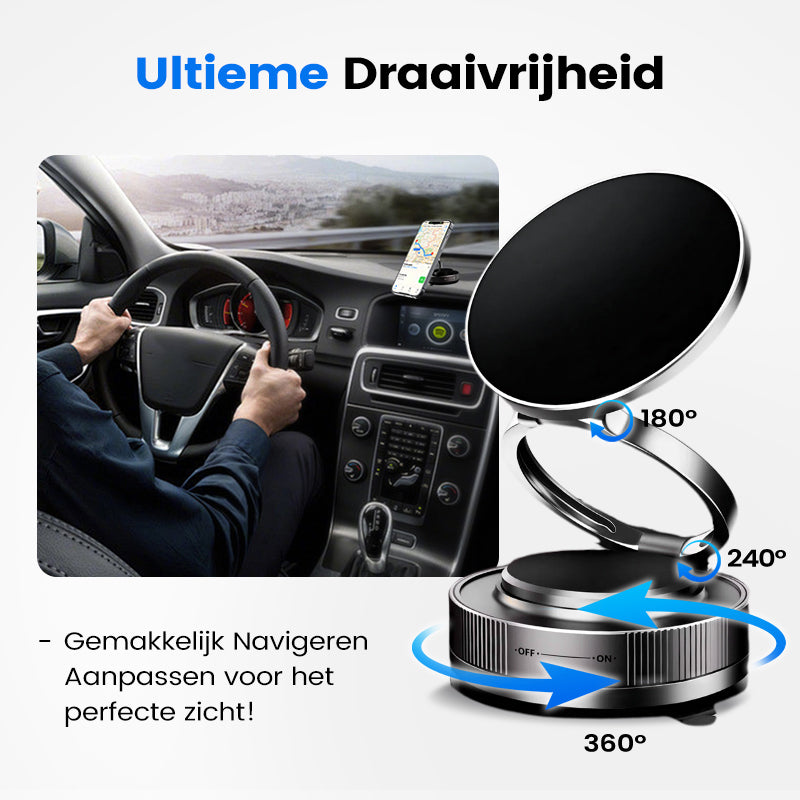 MagnetMount™ – 360° Verstelbare Telefoonhouder met Zuignap
