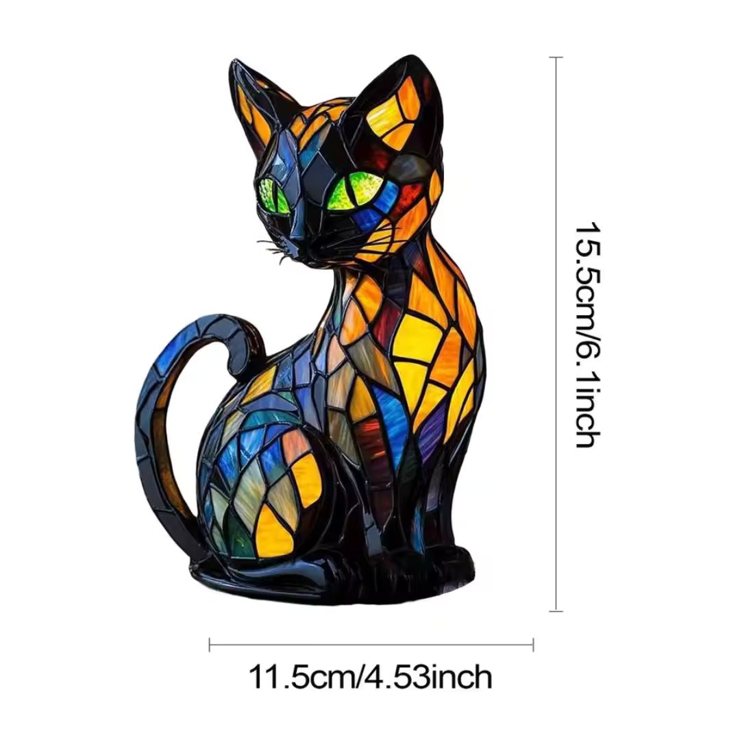 PawGlow™ – Handgemaakte Mozaïek Kat Lamp