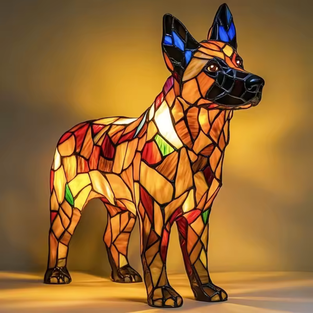 PawGlow™ – Handgemaakte Mozaïek Hondenlamp