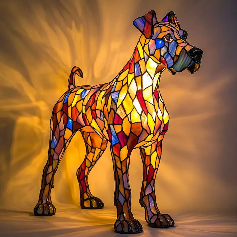 PawGlow™ – Handgemaakte Mozaïek Hondenlamp