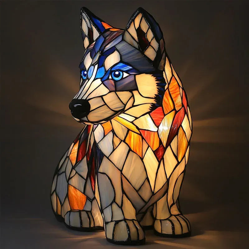PawGlow™ – Handgemaakte Mozaïek Hondenlamp