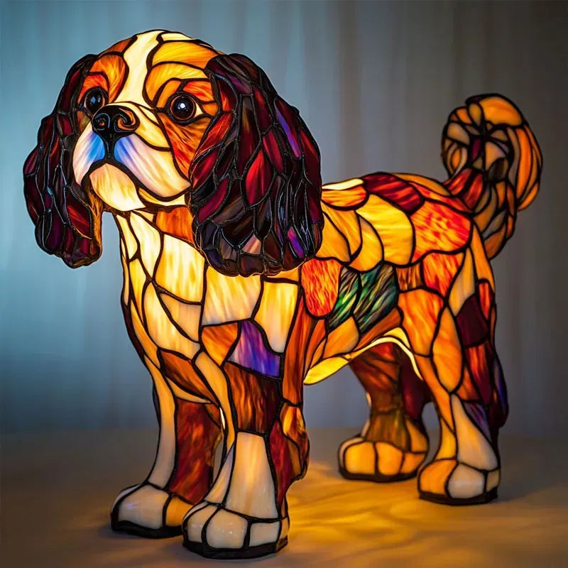 PawGlow™ – Handgemaakte Mozaïek Hondenlamp