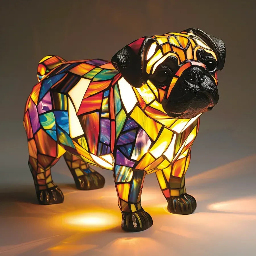 PawGlow™ – Handgemaakte Mozaïek Hondenlamp