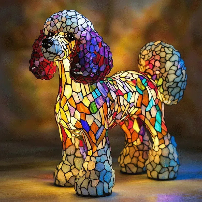 PawGlow™ – Handgemaakte Mozaïek Hondenlamp