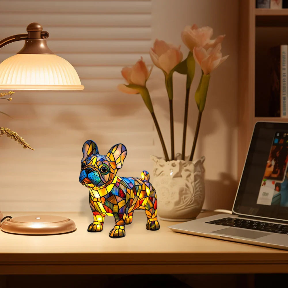 PawGlow™ – Handgemaakte Mozaïek Hondenlamp