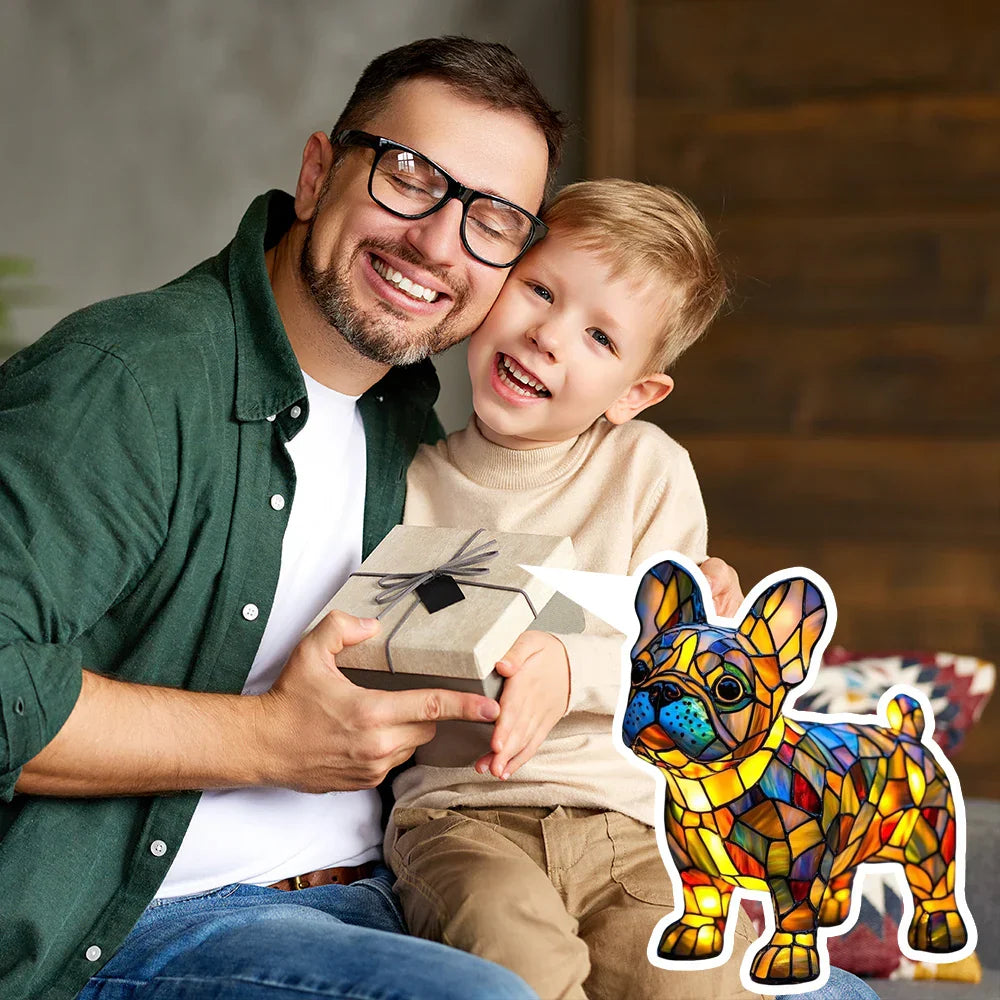 PawGlow™ – Handgemaakte Mozaïek Hondenlamp