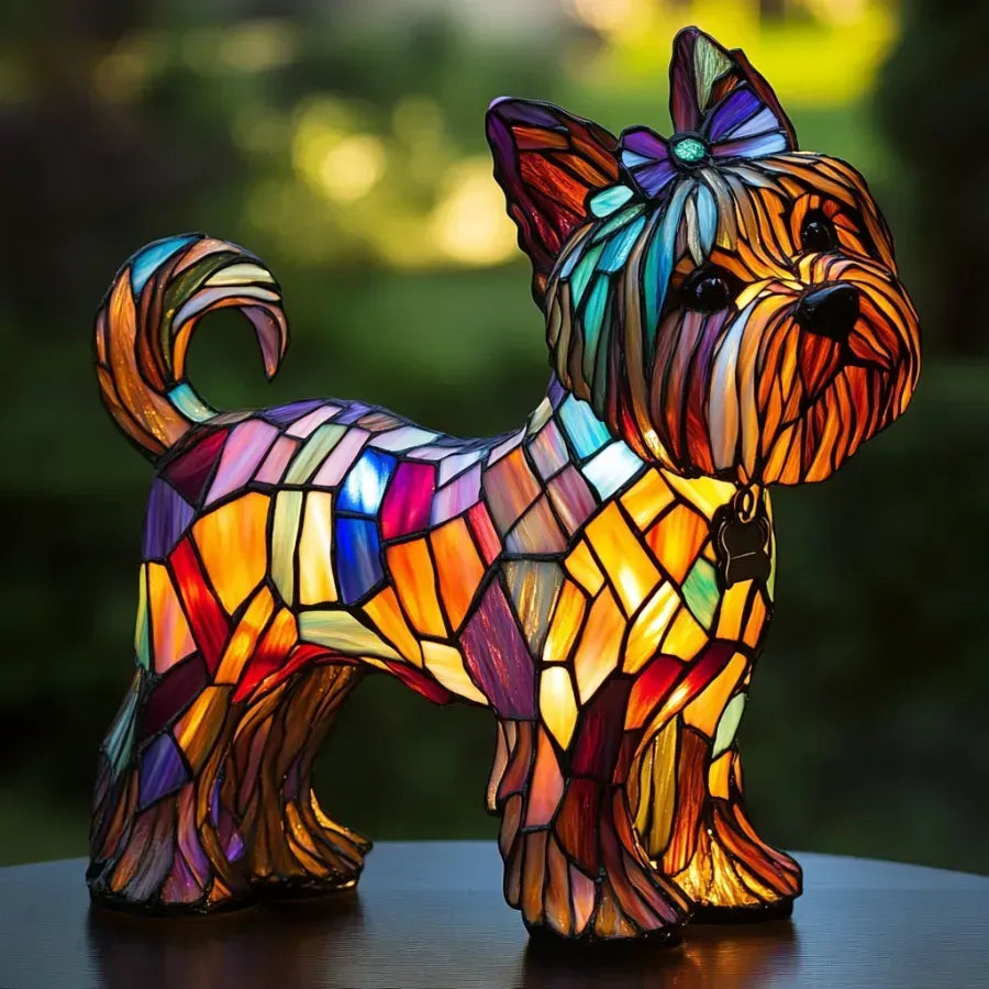 PawGlow™ – Handgemaakte Mozaïek Hondenlamp