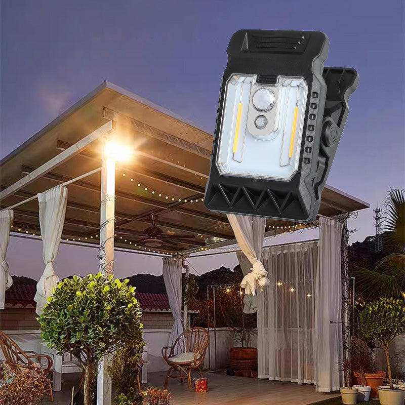 SunGrip™ – Zonne-energie Cliplamp met Bewegingssensor